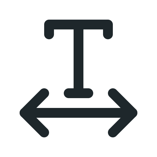 Text Spacing Icon